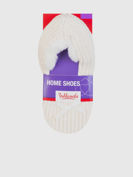 Bellinda Cremefarbene Damen-Hausschuhe BELLINDA Home Shoes