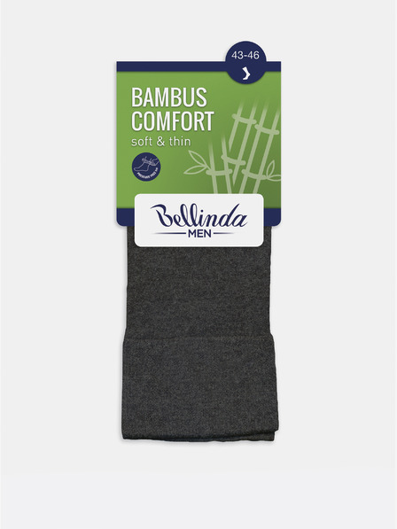 Bellinda Dunkelbraune Herren Bellinda BAMBUS COMFORT SOCKS