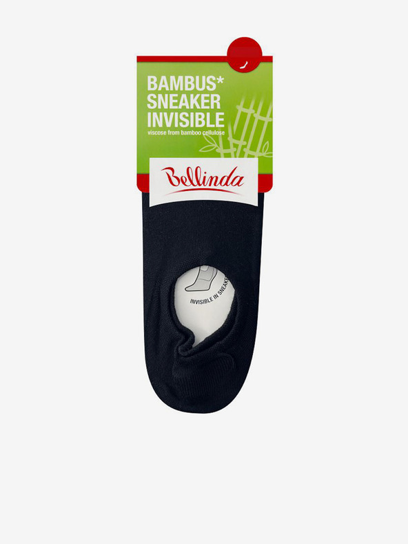 Bellinda Schwarze unisex Bellinda BAMBUS SNEAKER SOCKS