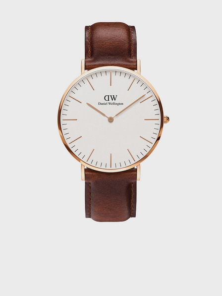 Daniel Wellington Braune Daniel Wellington Classic St Mawes Uhr mit Lederarmband