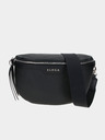 Elega Schwarze Damen Leder Crossbody Tasche ELEGA Festy