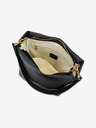 Elega Schwarze Damen Lederhandtasche Elega Fluffy