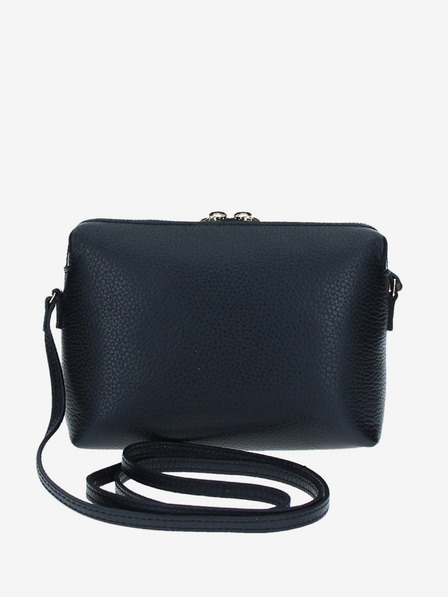 Elega Schwarze Damen Leder Crossbody Handtasche ELEGA Hillary