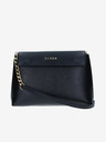 Elega Schwarze Damen Leder Crossbody Handtasche ELEGA Ann