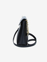 Elega Schwarze Damen Leder Crossbody Handtasche ELEGA Ann