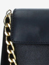 Elega Schwarze Damen Leder Crossbody Handtasche ELEGA Ann