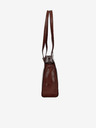 Elega Braune Damen ELEGA Megan Lederhandtasche