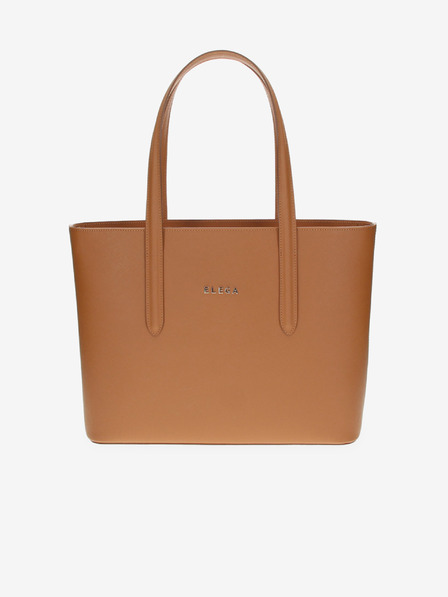 Elega Brauner Shopper aus Leder für Damen ELEGA Simone