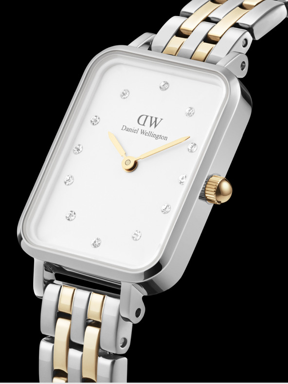 Daniel Wellington Daniel Wellington Quadro Lumine Damenuhr Gold und Silber