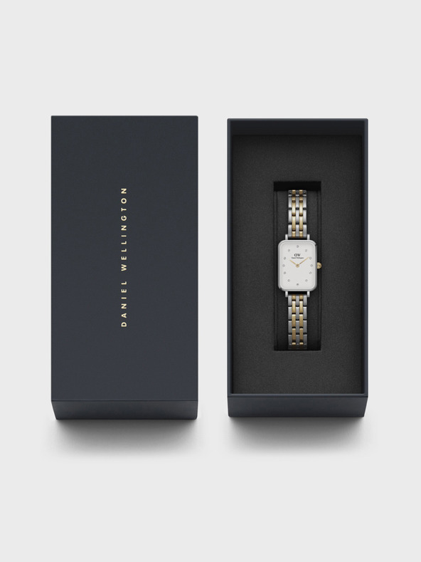 Daniel Wellington Daniel Wellington Quadro Lumine Damenuhr Gold und Silber