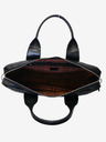 Elega Schwarze Herren-Laptop-Tasche aus Leder ELEGA Brody