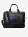 Elega Schwarze Herren-Laptop-Tasche aus Leder ELEGA Brody