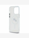 Karl Lagerfeld Karl Lagerfeld IML K&CH Heads Metallrahmen MagSafe Back Cover für iPhone 15 Pro Max Transparent