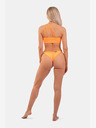 Nebbia Orangefarbenes Bandeau-One-Shoulder-Bikini-Oberteil 449