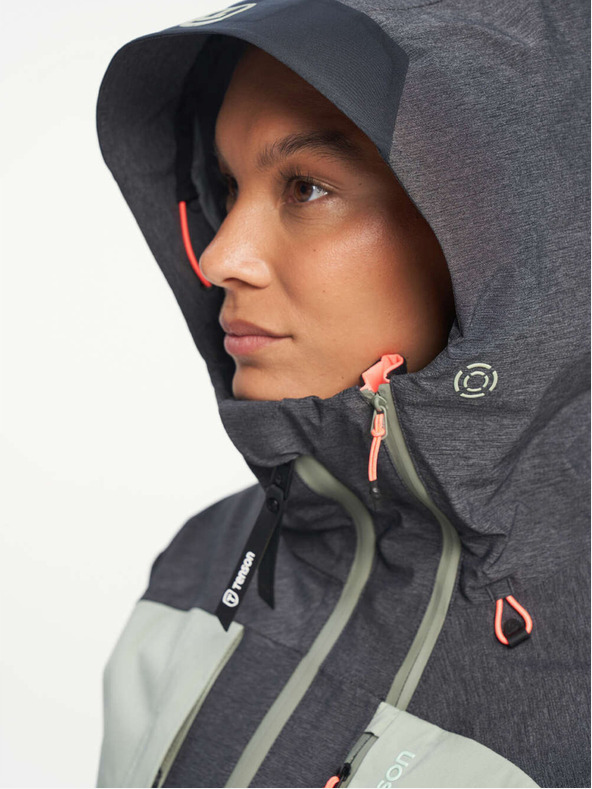 Tenson Damen TENSON Touring Shell Jacke W hellgrün