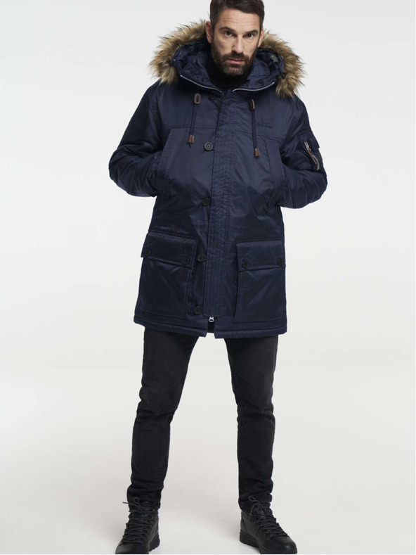 Tenson Herren-Winter-Lifestyle-Parka TENSON Himalaya Anniversary M dunkelblau