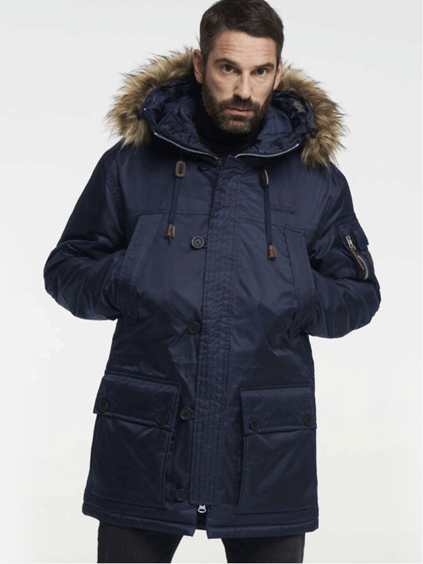 Tenson Herren-Winter-Lifestyle-Parka TENSON Himalaya Anniversary M dunkelblau