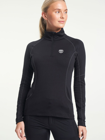 Tenson Damen Funktionskapuzenpullover TENSON TXlite Halfzip W schwarz