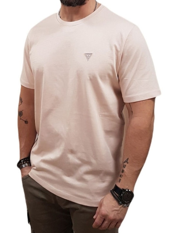Guess Jeans Herren hellrosa T-Shirt Guess jeans