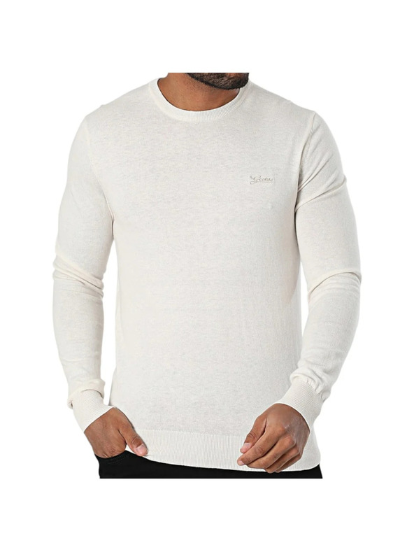 Guess Jeans Herren Weißes Signature T-Shirt von Guess Jeans