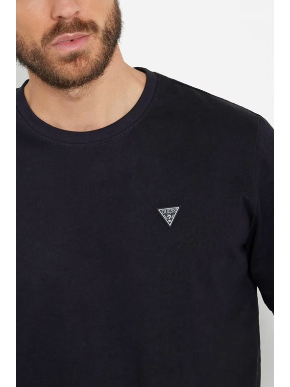 Guess Jeans Herren Schwarzes T-Shirt Guess Jeans Jet Black