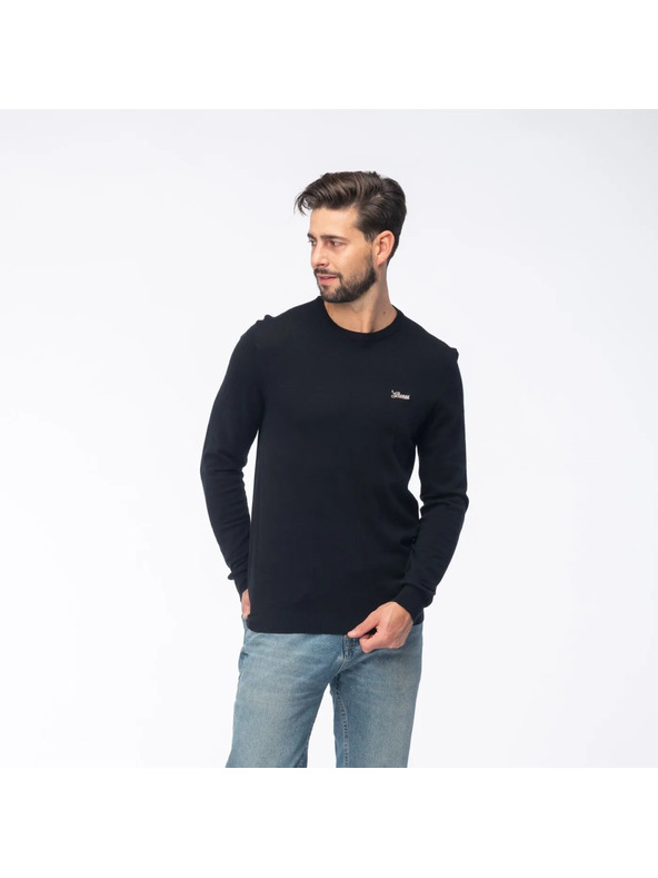 Guess Jeans Herren Schwarzes Signature T-Shirt von Guess Jeans