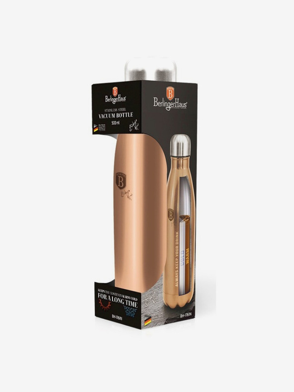 Berlingerhaus Edelstahl-Thermosflasche 0,5 l BERLINGERHAUS Rosegold Metallic Line