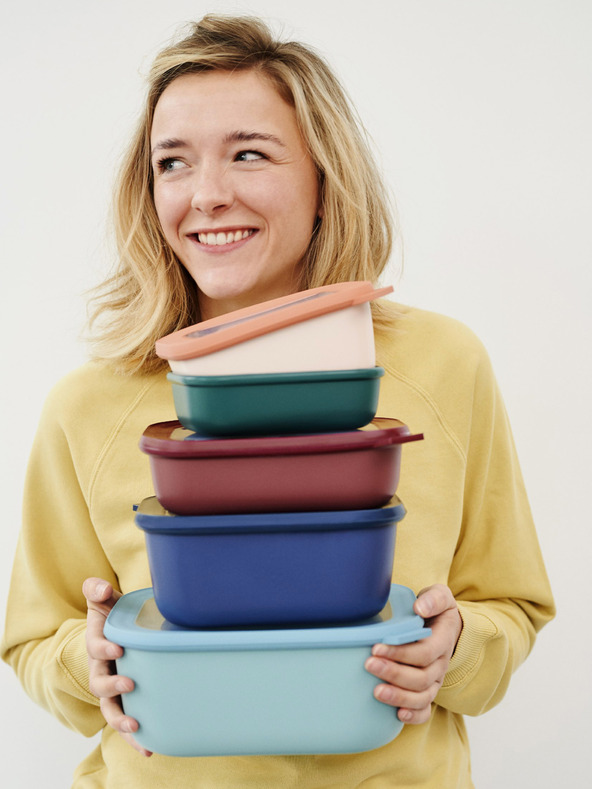 Mepal Mepal Cirqula Rechteckige 1500 ml Schale in hellgrün