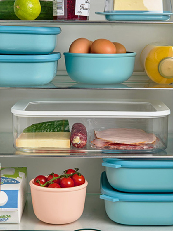 Mepal 3er Set Schüsseln in hellblauer Farbe Mepal Cirqula 350+750+1250 ml