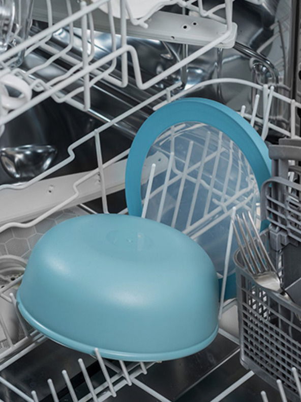 Mepal 3er Set Schüsseln in hellblauer Farbe Mepal Cirqula 350+750+1250 ml