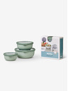 Mepal 3er Set Schüsseln in hellgrüner Farbe Mepal Cirqula 350+750+1250 ml