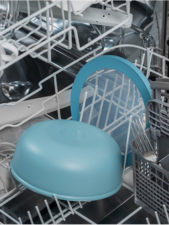 Mepal 3er Set Schüsseln in hellgrüner Farbe Mepal Cirqula 350+750+1250 ml