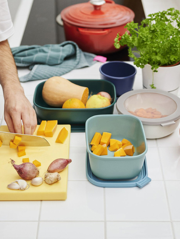 Mepal Hellblaue Schüssel Mepal Cirqula Rectangular 1000 ml