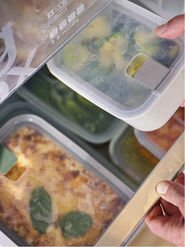 Mepal Set Aufbewahrungsboxen in Schwarz Mepal EasyClip 2x450 + 1000 ml