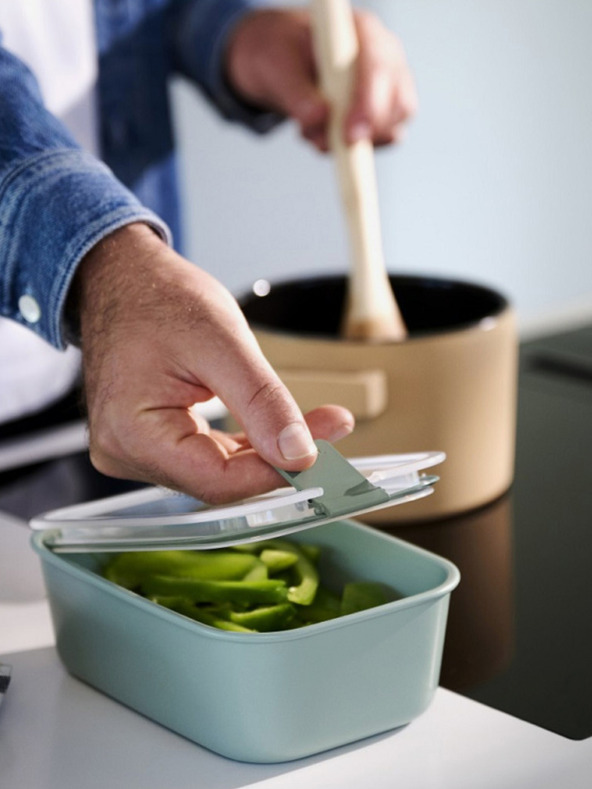 Mepal Set Aufbewahrungsboxen in Schwarz Mepal EasyClip 2x450 + 1000 ml