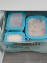 Mepal Hellblauer Schüsselset Mepal Cirqula Rectangular 750 + 1500 + 3000 ml