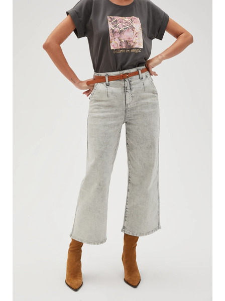 Moodo Graue Damenjeans Moodo