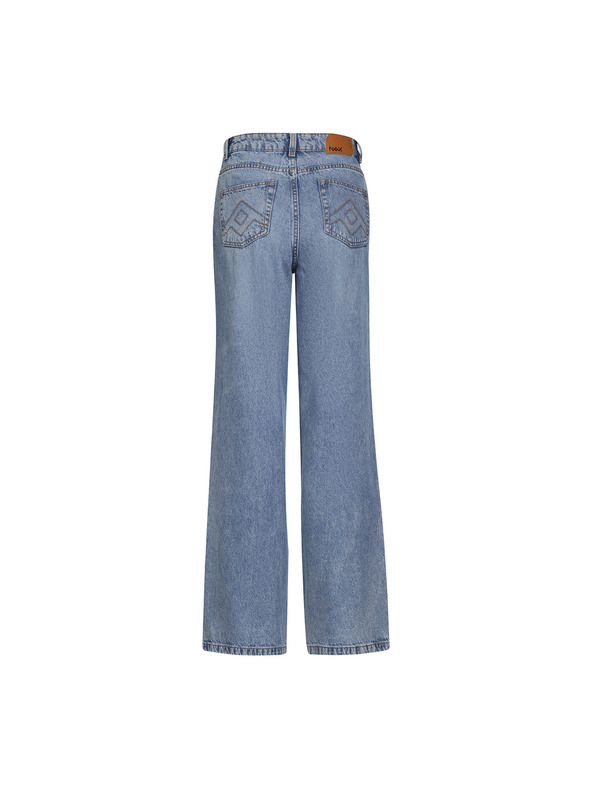 NAX Damenjeans nax NAX AWERA Flussblau