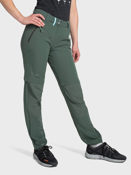 Kilpi Dunkelgrüne Damen-Outdoor-Hose Kilpi HOSIO