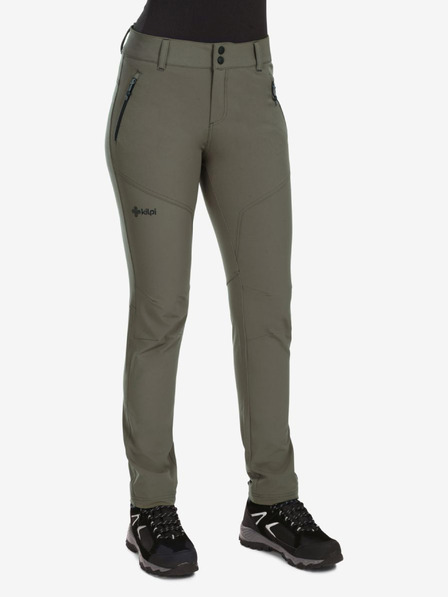 Kilpi Khakifarbene Damen-Outdoor-Hose KILPI LAGO