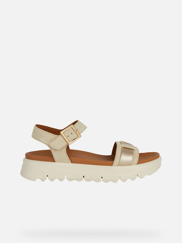 Geox Beige Damen-Sandalen Geox Xand 2.1s
