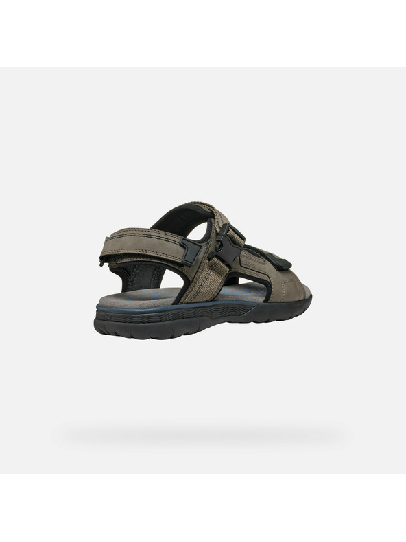 Geox Hellgraue Herren-Sandalen Geox Spherica EC5