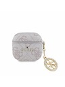 Guess Guess 4G Script PC/PU Charm Hülle für AirPods 4 Rosa
