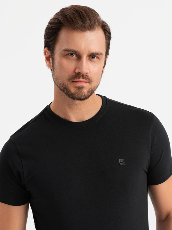 Ombre Clothing 2er-Set Herren-T-Shirts BASIC aus Baumwolle mit Rundhalsausschnitt von Ombre Clothing