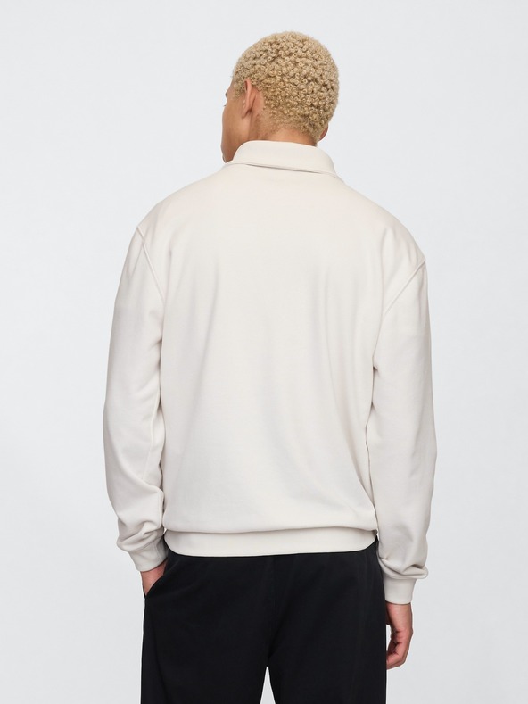 GAP Herren Polo-Sweatshirt mit Logo GAP