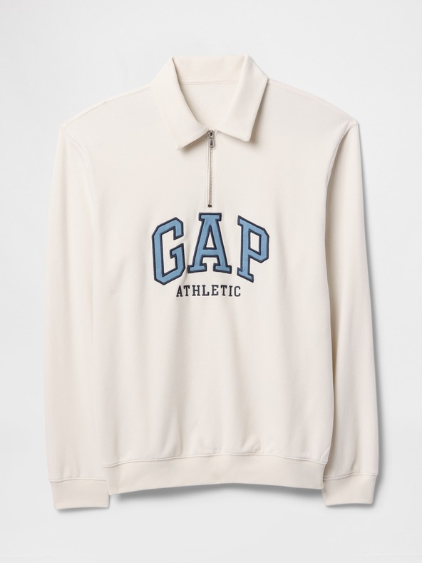 GAP Herren Polo-Sweatshirt mit Logo GAP