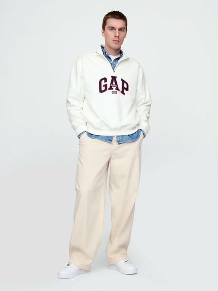 GAP Herren Oversize-Sweatshirt mit Logo Americana GAP