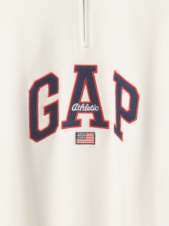 GAP Damen Oversize Sweatshirt mit Logo Americana GAP