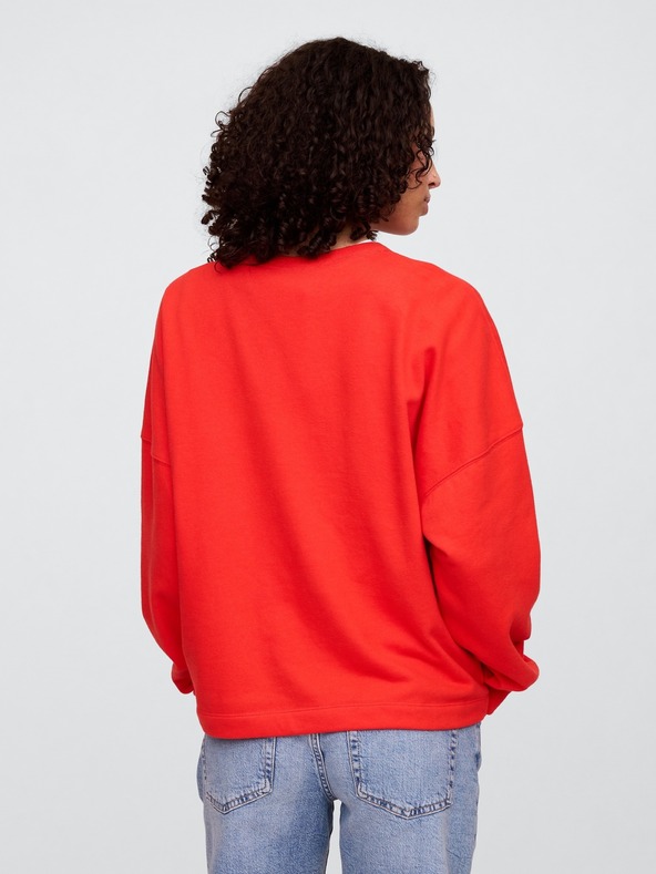 GAP Damen Oversize Sweatshirt mit Logo Americana GAP