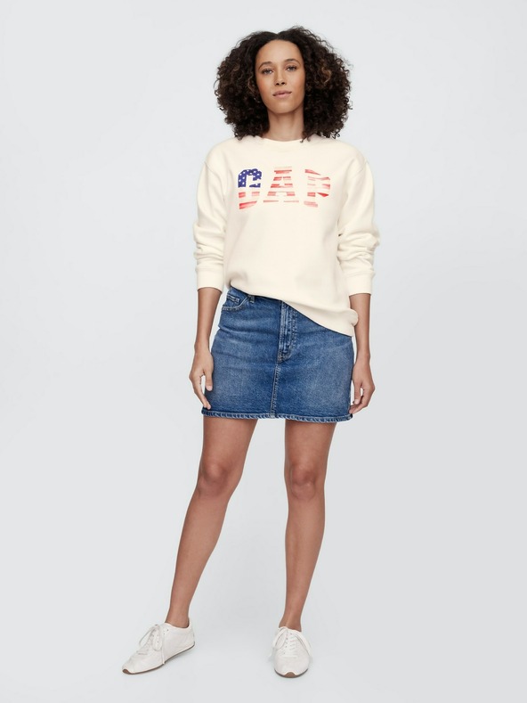 GAP Damen-Sweatshirt mit Heritage-Logo Americana GAP